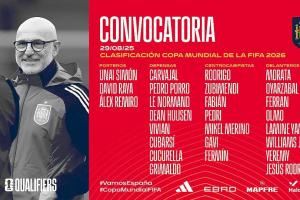 西班牙国家队名单：亚马尔领衔，卡瓦哈尔回归，莫拉塔在列